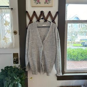 Steele Liam Cardigan Large, Comfy, Gray